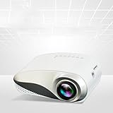 Genießen Sie Ihren tragbaren Heimkino-Mini-LED-Projektor ist leicht und einfach zu bedienen. Ideal für Home Entertainment wie: Movie Time, Partys, Sportveranstaltungen, TV-Serien, verwandelt Ihr Leben in einen minimalistischen Stil. Vervollkommnen Sie, damit Sie glückliche Stunden mit Ihrer Familie und Freunden teilen