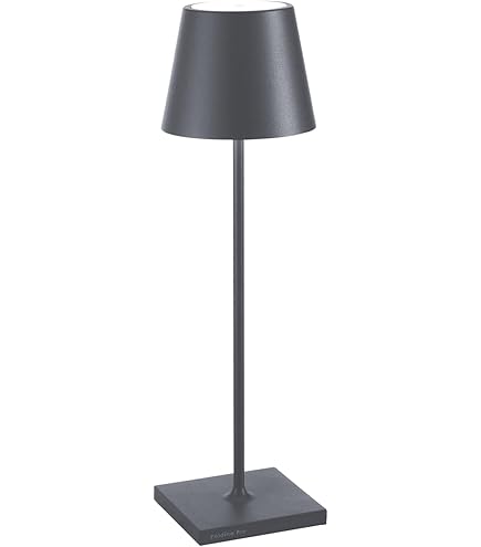 Zafferano Poldina LED tafellamp, oplaadbare batterij, mat, blauw Zafferano Poldina LED tafellamp, oplaadbare batterij, mat, blauw