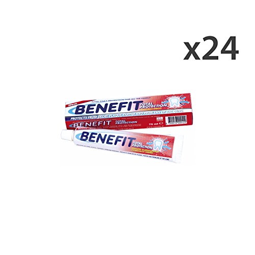 Preisvergleich Produktbild Set 24 BENEFIT Dentifricio 75 Ml. TOTAL PROTECTION Hautpflege