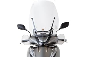 E-BIKERS SC4527 Windschutzscheibe mit Seriendruck gegen Sonnenbruch Honda SH 125 150 350 2020 2021 2022 2023 2024