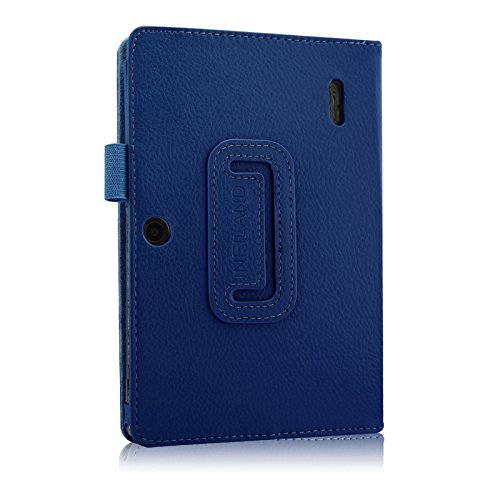 Infiland Folio Hülle Case Schutzhülle Tasche für 7 “7 Zoll Google Android Tablet-PC inklusive ALLDAYMALL A88S / A88X 17,8 cm (7 Zoll) Tablet-PC, rotor® 17,8 cm (7 Zoll) Android Tablet PC, JEJA 7 Zoll Android Google Tablet PC, Dragon Touch Y88X 7 Zoll Tablet PC, Trimeo 7 Zoll Tablet PC, Arespark Ultrathin 7 Zoll Tablet PC, PHROG7 Tablet PC (7 Zoll), Rixow Ultrathin 7 inch Tablet PC( Überprüfen Sie bitte die Details der kompatibelen Tablet-Modell-Liste in Produktbeschreibung)(Dunkleblau) - 3