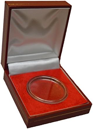 deluxe Hinged Box for 33 mm coin in capsule (Krugerrand size)