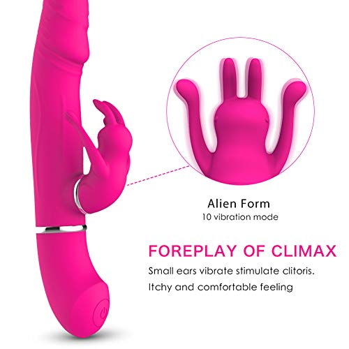 Preisvergleich Produktbild JUEYA 10 Frequenz Heating Teleskop AV Adult Vibrator