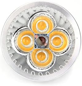 SAVFY 8 x MR16 4W LED Bulbs Aluminum Cover Spotlight Lamps, Warm White, 45W Replacement for Halogen Bulb, 280-350lm, 60º Beam Angle (Pack of 8)