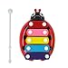 FEITONG Infant Kids Love 5-Note Xylophone Musical Toys Wisdom Development Beetle