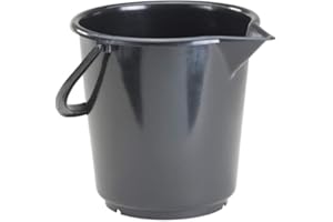 ‎HÜNERSDORFF hünersdorff Industrie-Eimer/Abfallbehälter (HD-PE), eckig, 14 l, Made in Germany