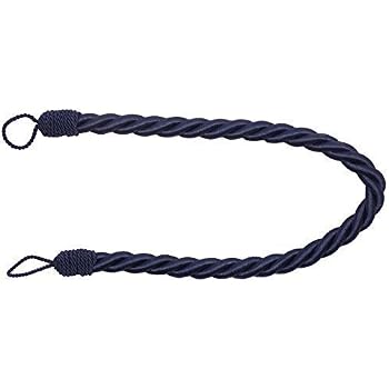 27" Large Rope Tie-Backs For Curtains Or Chairs - Navy, Burgundy, Or Gold 3 thumbnail image