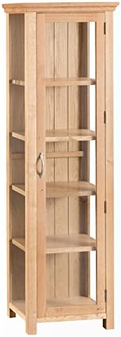 Alberta Light Oak Display Cabinet