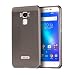 Produktbild HICASER Luxus Chrom Bumper Hülle für Asus ZenFone 3 Max ZC553KL 5.5" Case Ultra Slim Brushed Metall Aluminium + Kunststoff Handytasche Schutzhülle protective Cover Grau
