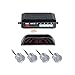 Produktbild BINODA LED-Anzeige 4 Sensoren Auto-Parksystem Auto-Detektor Rückfahr-Radar Parktronic Sensoren Wireless, 6 Farbe. (Color : Gray)