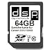 Produktbild DSP Memory Z-4051557436978 64GB Ultra Highspeed Speicherkarte für Canon EOS 1300D Digitalkamera