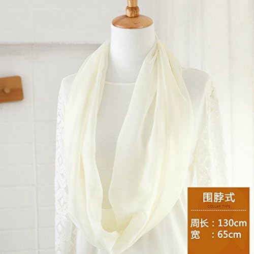 YRXDD Silk scarves spring and autumn female wild herbs extract Pure Color Masks in long thin
