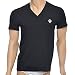 Produktbild Dolce & Gabbana Sport Kamm Tiefen V-Ausschnitt Herren T-shirt, Schwarz Large