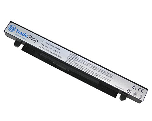 Hochleistungs Li-Ion Akku, 14,4V/14,8V / 2200mAh für Asus R412E R412EA R412EP R412V R412VP R510 R510C R510CA R510CC R510E R510EA R510L R510LA R510LB R510LC R510V R510VB R510VC R512C R512CA R513C R513CL - 2