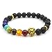 Produktbild Zhubling 7 Chakra Achat Perlen Lava Armband Stein Armband Spacer Healing Armband Geschenk