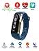 Produktbild ip66 wasserdichtes M2 Pro Smart Blutsauerstoffarmband; Bluetooth Watch mit Blutdruck, Oximeter (SpO2); Herzfrequenzmesser Gesundheit Kalorien Tracker Sport Schrittzähler Herzfrequenz Schlafüberwachung Armband; Telefonanruf- und Nachrichtensynchronisation; Remote-Kamera; Kompatibel mit Android 4.3 und die höheren Versionen, IOS 7.1 und die höheren Versionen Smartphone iPhone 5S/6/6s/7/7Plus/8