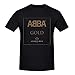 Produktbild Abba Gold Greatest Hits Herren Printed T Shirts O Neck Large