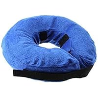 Aufblasbarer Hundekragen, KOBWA Hunde Halskrause Inflatble Recovery Collar, Schutzkragen Hund L