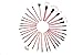 32 Piece Cosmetic Make Up Brush Set Foundation Eye Shadow Eye Browns Lips Angle Eyebrow Blusher Brushes Beautician - Pink
