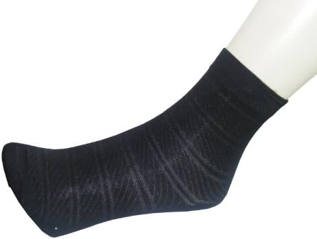 Colorfulworldstore bamboo fiber summer Men's socks-Antibacterial deodorant breathable&amp;Business casual men's socks (M/28cm foot length, Black)