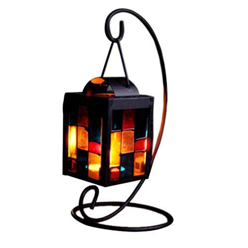 Preisvergleich Produktbild happy event Retro Eisen marokkanischen Stil Weihnachten Kerzenhalter Lampe Kerzenhalter Licht / Lichterketten Innen Außen Deko Lichter für Partys Garten Hochzeiten Aussen Dekoration