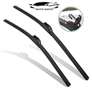 AUTO MOTO High Performance Replacement Soft Silicon Rubber Windscreen Wiper Blade Driver and Co-Driver Both Side for Tata Xenon (Set of 2 Left and Right)