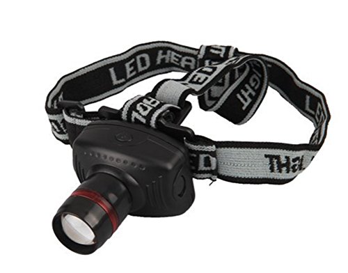 Demarkt 180LM 3W LED Outdoor Camping Haltbar Kopflampe Stirnlampe Headlihgt
