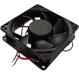 80x80x25mm 101,94m3/h 47,5dBA AERZETIX: Ventilador para caja de ordenador PC 24V 80x80x25mm 101,94m3/h 47,5dBA 4800rpm 4.8W 0.2A con bolas 2 cables 24AWG C14564