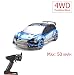 Produktbild FM G09| Street Racer 1:18 50 km/h schnell! Blau mit Allrad 4WD mit 2,4 GHz Ferngesteuertes Auto wie Fiesta Ken Block und riesen Reichweite! Inkl. Akku und Ladegerät Spritzwassergeschützt und fast unzerstörbar!