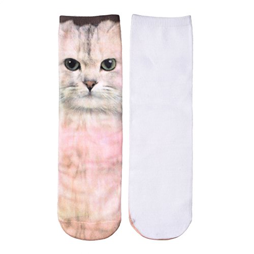 Preisvergleich Produktbild ZZ Socks Damen Tier Unsichtbaren Socken Rosa Kitty