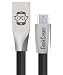 GeekCases Micro USB 2.4A Zinc Alloy (Kirsite) Quick Charge Cable Android Smartphone and Tablet (Black) RS.329.00