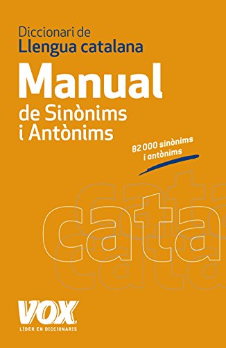 Diccionari Manual de Sinònims i Antònims de la Llengua Catalana (Diccionarios En Catalan)