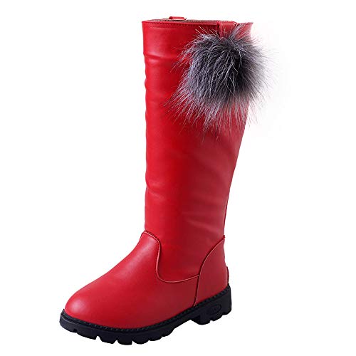 Plot Kids Casual Boots For Girls Over The Knee Flock Desertcart