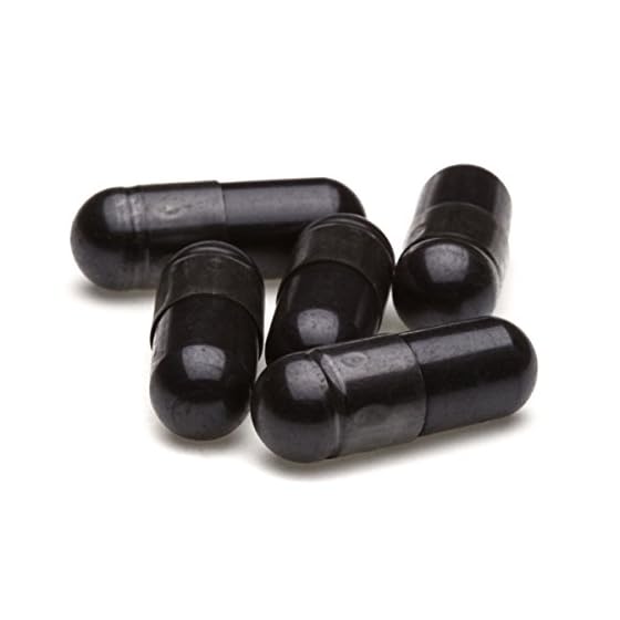 Activated Charcoal 300mg, 180 Coconut Charcoal Capsules. Digestion and Detox Support. Diet UK