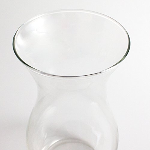Runde XXL Tischvase POLLY DELUXE aus Glas, klar, 25 cm, Ø 13,5 cm – Blumenvase / Glasvase – INNA Glas - 2