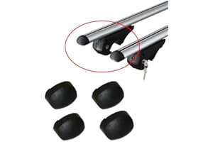 GENERICO 4 Tappi ricambio specifico per barre portatutto portapacchi auto Brio/Tiger Menabo alluminio