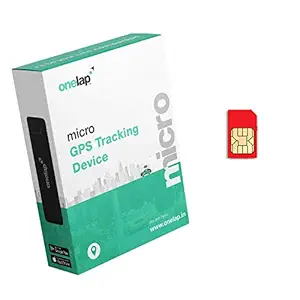 Onelap Micro - Hidden Waterproof GPS Tracker for Car, Bike, Bus,Truck etc with 12 Months