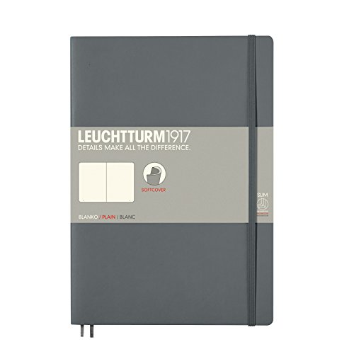 Preisvergleich Produktbild LEUCHTTURM1917 355312 Notizbuch Softcover Composition (B5) blanko, Anthrazit