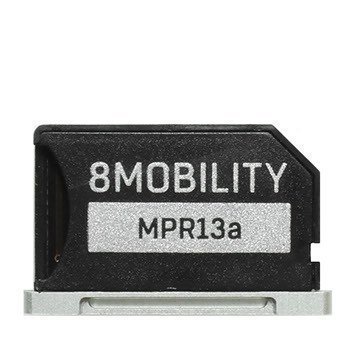 8MOBILITY iSlice Aluminium Micro SD Speicher Adapter für MacBook Pro Retina 13 '' A1425 und A1502 (Silber)