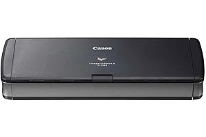 ‎CANON Canon P-215II imageFORMULA Scanner Dokumentenscanner (Duplex Einzug, 600 DPI, Farbscan, Canon CaptureOnTouch Software, Lite Presto! BizCard Reader, Reader PaperPort) schwarz, 9705B003
