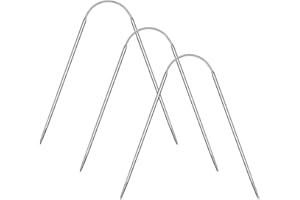 NOKDAL 3 Aiguille a Tricoter Circulaire Interchangeable Aiguilles à Tricoter Double Pointe Circulaires en Acier Inoxydable Aiguilles à Tricoter Rondes Set Lot d'Aiguilles Circulaires pour Projet de Tissage