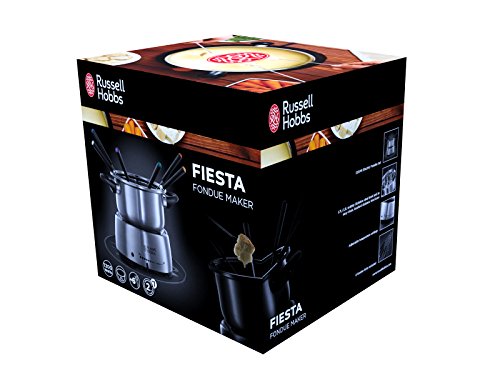 Russell Hobbs 22560-56 Fiesta Fondue für Käse Schokolade Öl oder Brühe/Antihaftbeschichteter, spülmaschinenfester Topf aus edelstahl - 2