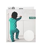 Justafit Adjustable Baby Sleepsuit - Teal - 2 Pack 18-24 Months
