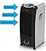 Produktbild 3 in 1 Aircooler / Mobiles Klimagerät Ventilator Standventilator Luftkühler Windmaschine- Kühlung, Luftreinigung und Luftbefeuchtung (60 Watt, 8 Liter Wassertank, Leise, ohne abluftschlauch, Split Funktion) | mit Fernbedienung und Timer