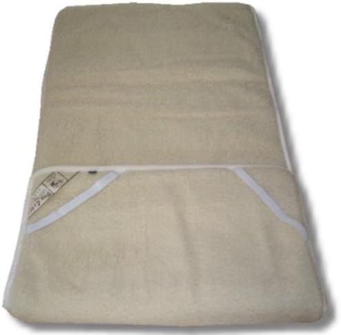 Natural Merino Wool Mattress Protector 90 x 210 under bed New Wool