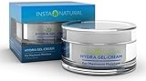 InstaNatural Hyaluronic Acid Cream for Face - Best Hydrating Facial Moisturiser - Hydra Gel Cream Formula for Flaking, Dry & Aging Skin - For a Boost of Hydration for Soft & Supple Skin - 1.7 OZ