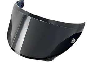 MTDVZR HJ-42 Helmet Visor Replacement,UV Protective Scratch-Resistant Helmet Face Shield Windproof Visor Compatible with HJC RPHA 12,RPHA 12N,RPHA 12 Carbon (Deep Black-Day Use Only)