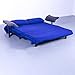 Produktbild Ligne Roset Multy Designer Schlaf Sofa Stoff Blau Schlaf Couch Funktion #3927 Leichte Gebrauchsspuren