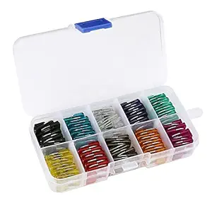 Haibing 120Pcs/Box Mini Auto Blade Fuses Set 2-35A Coded Carved Amp Rating Car Van Bike Truck Fuse