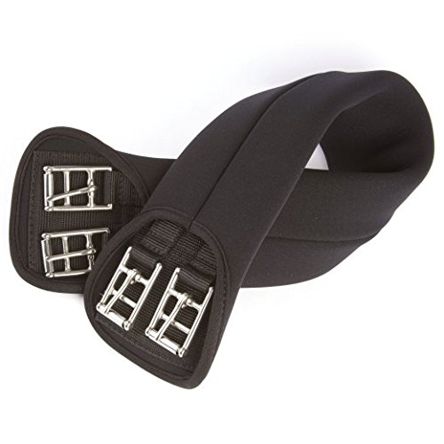 HyCOMFORT-Neoprene-Dressage-Girth-Black